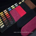 Artificial with suede backing PU leather materials